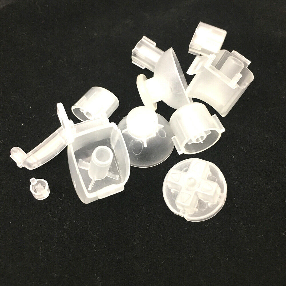 Luminous white ABXYZ/L R Buttons+Thumb Sticks D-pad for Nintendo Gamecube NGC