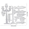 DIY Crafts Card Making Embossing Stencil for Candle Holder Album Paper Card