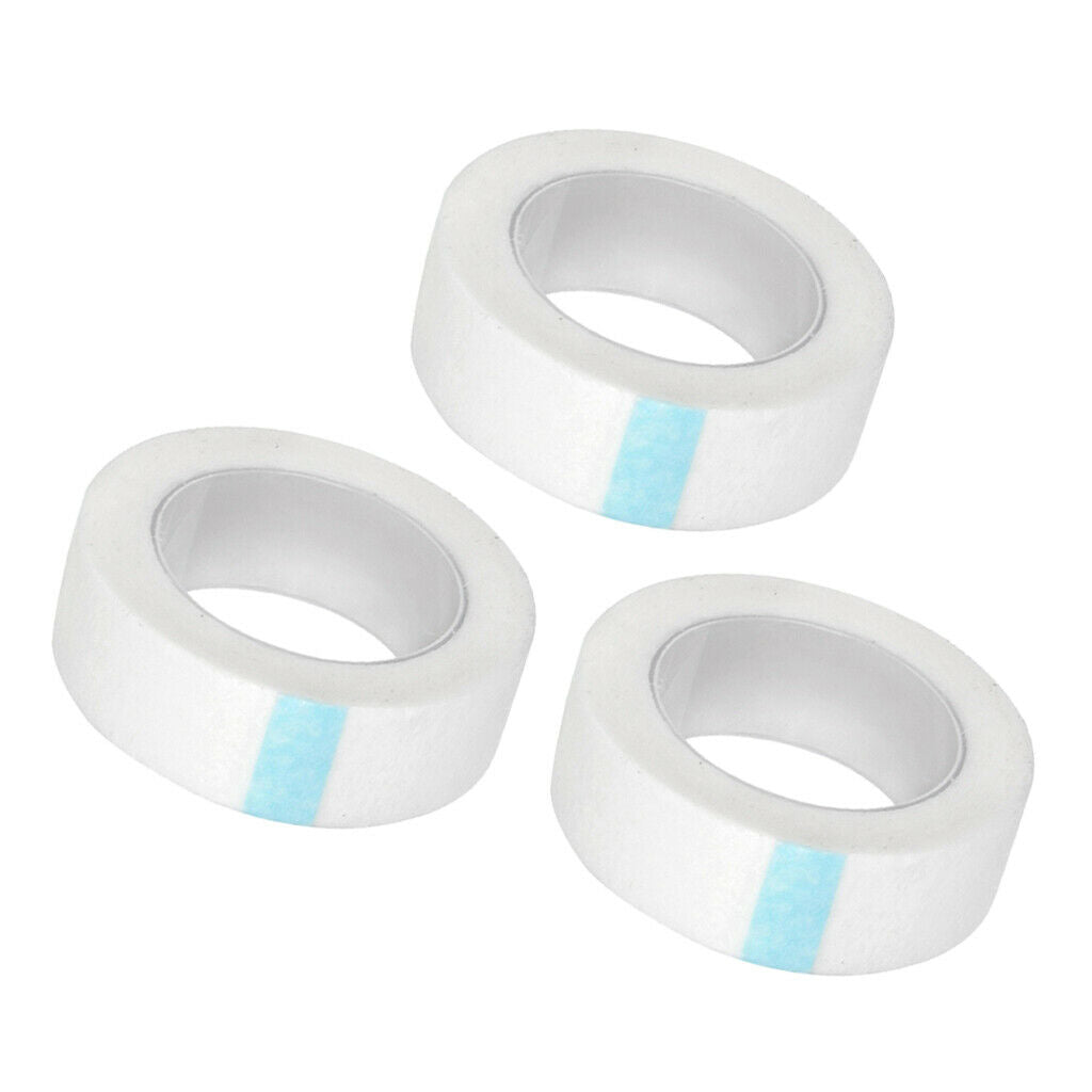 Lots 3 White Disposable Lint Free Eyelash Tape Under Eye for Lash Grafting