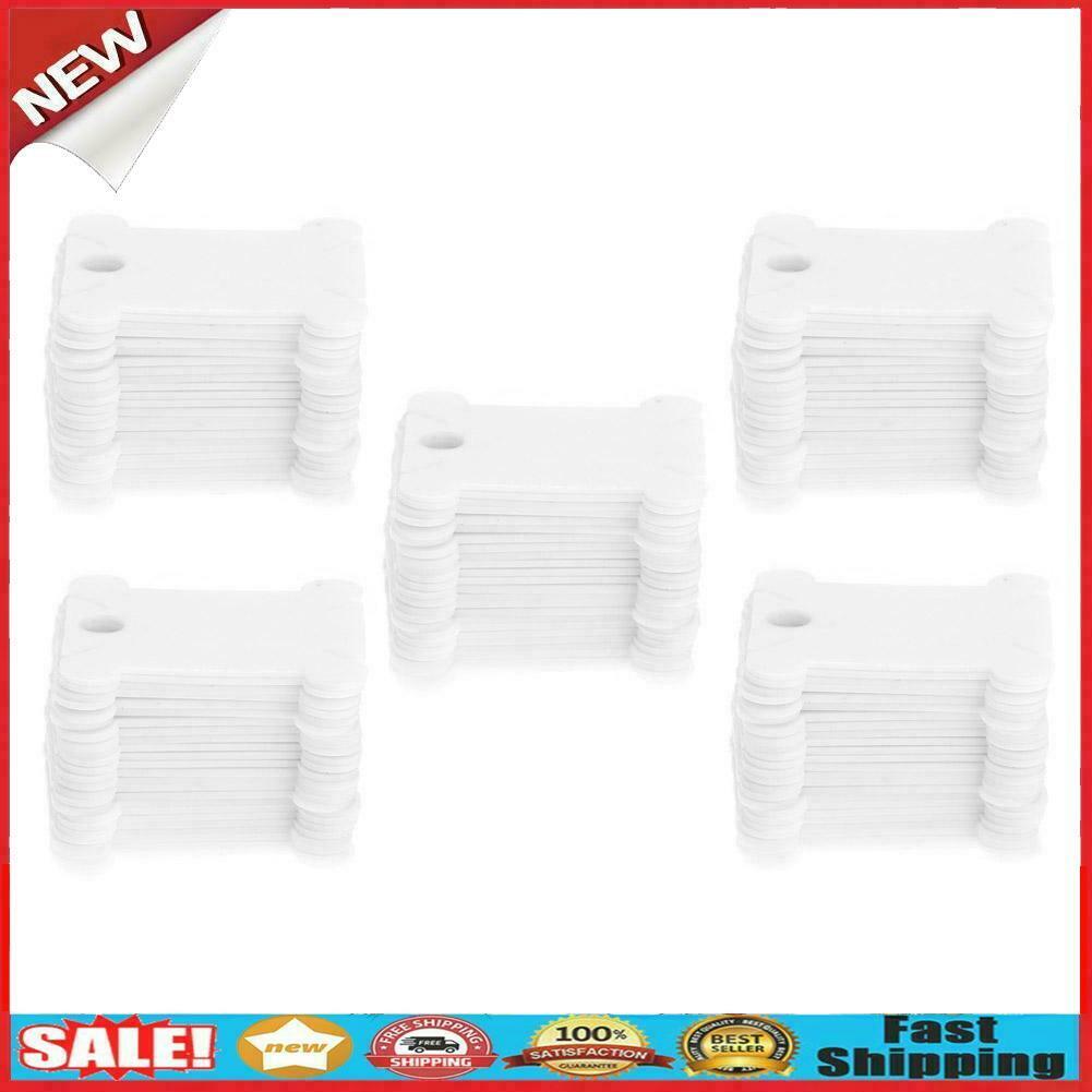 120pcs Embroidery Floss Craft Cross Stitch Thread Bobbin Storage Holder @