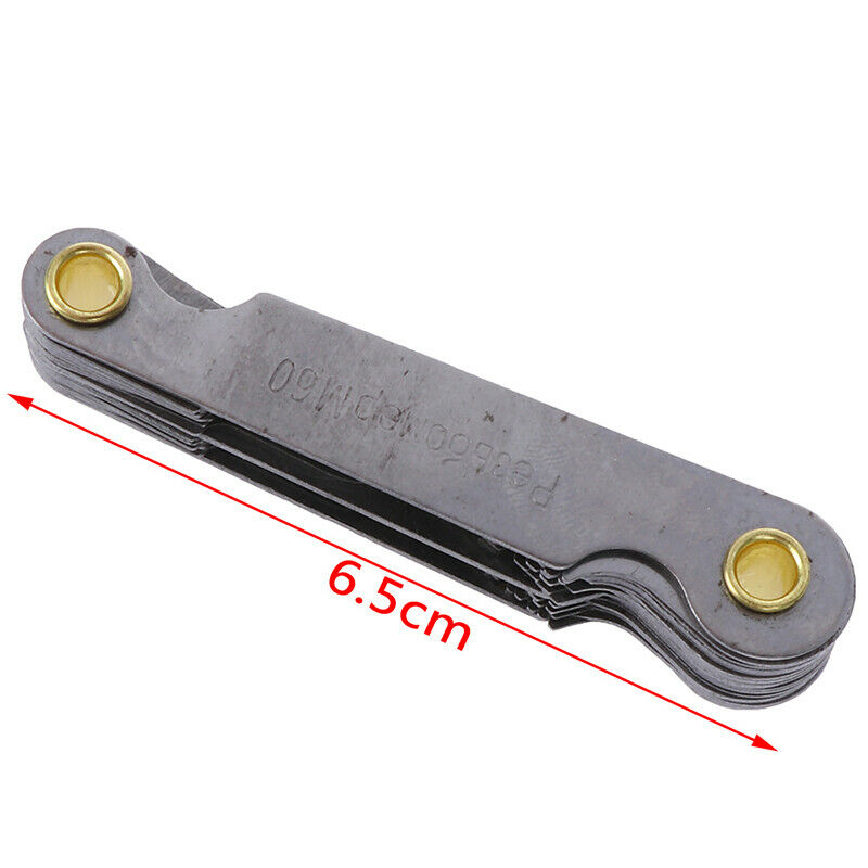 40XThread Measuring Gage 60 Degree Whitworth Metric Screw Thread Pitch Gauge SJ