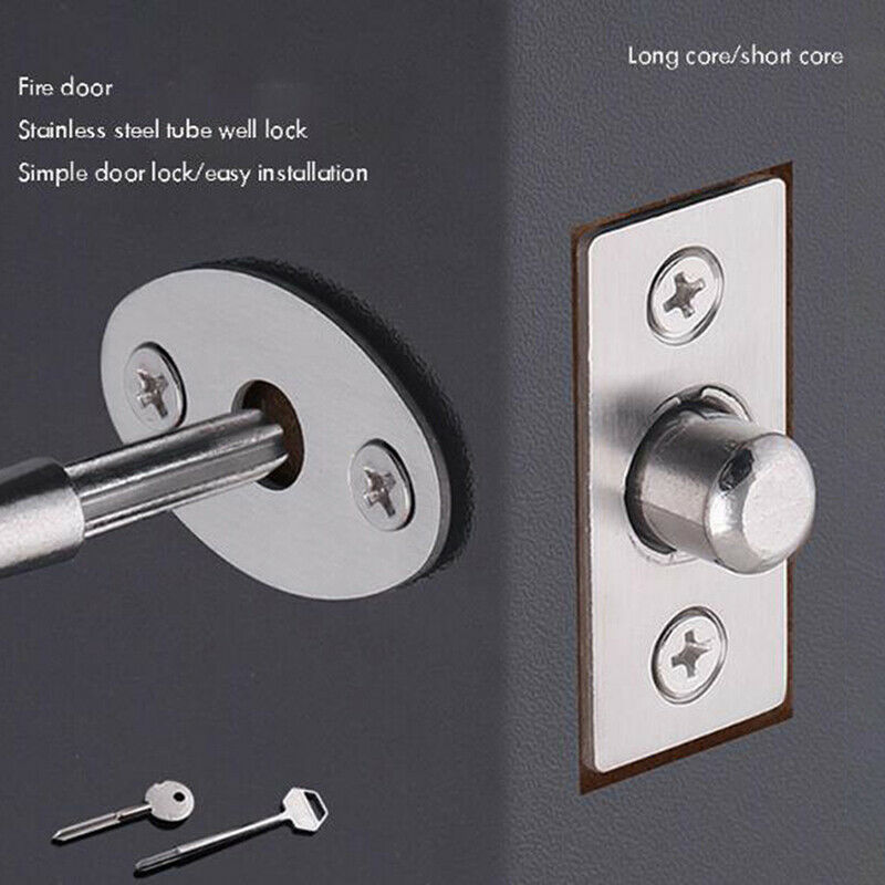 Fire Door Stainless Steel Hidden Tubewell Key Mortise Lock with Long Co.l8