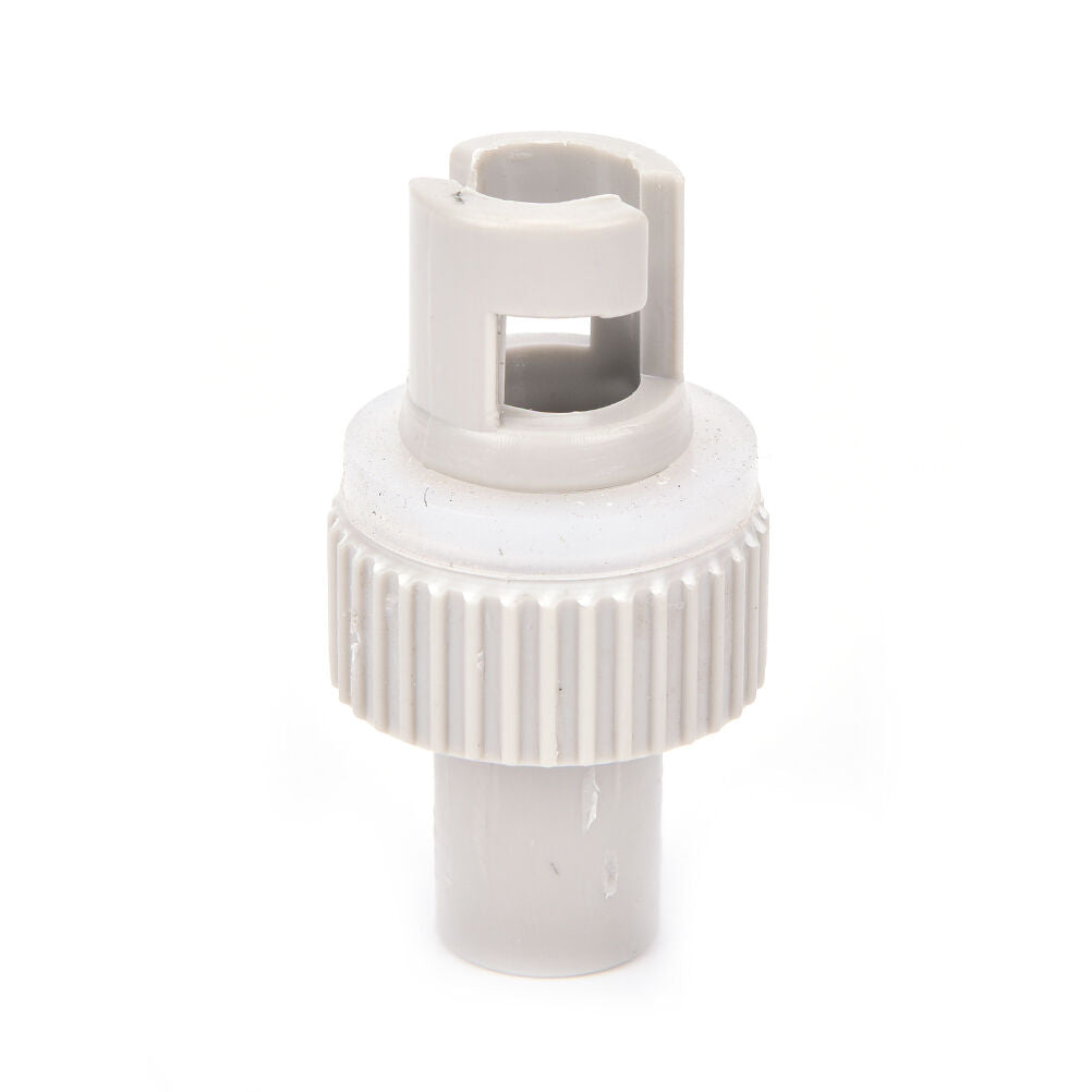 Light gray inflatable boat kayak air foot pump hose valve adapter accessor.l8