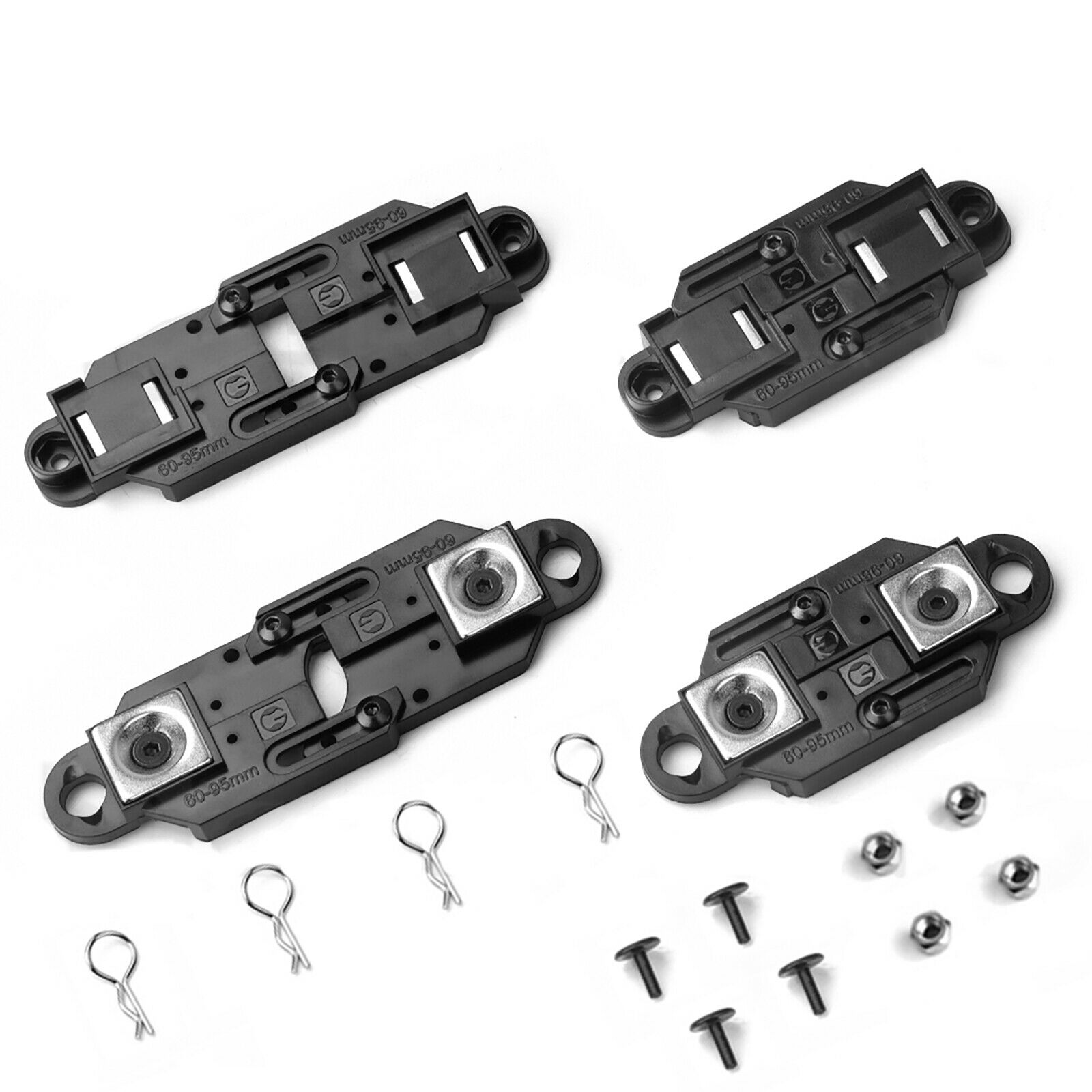 Adjustable Pitch Magnetic Car Shell Column Set for 1/10 1/8 TRX4 SCX10 RC Car
