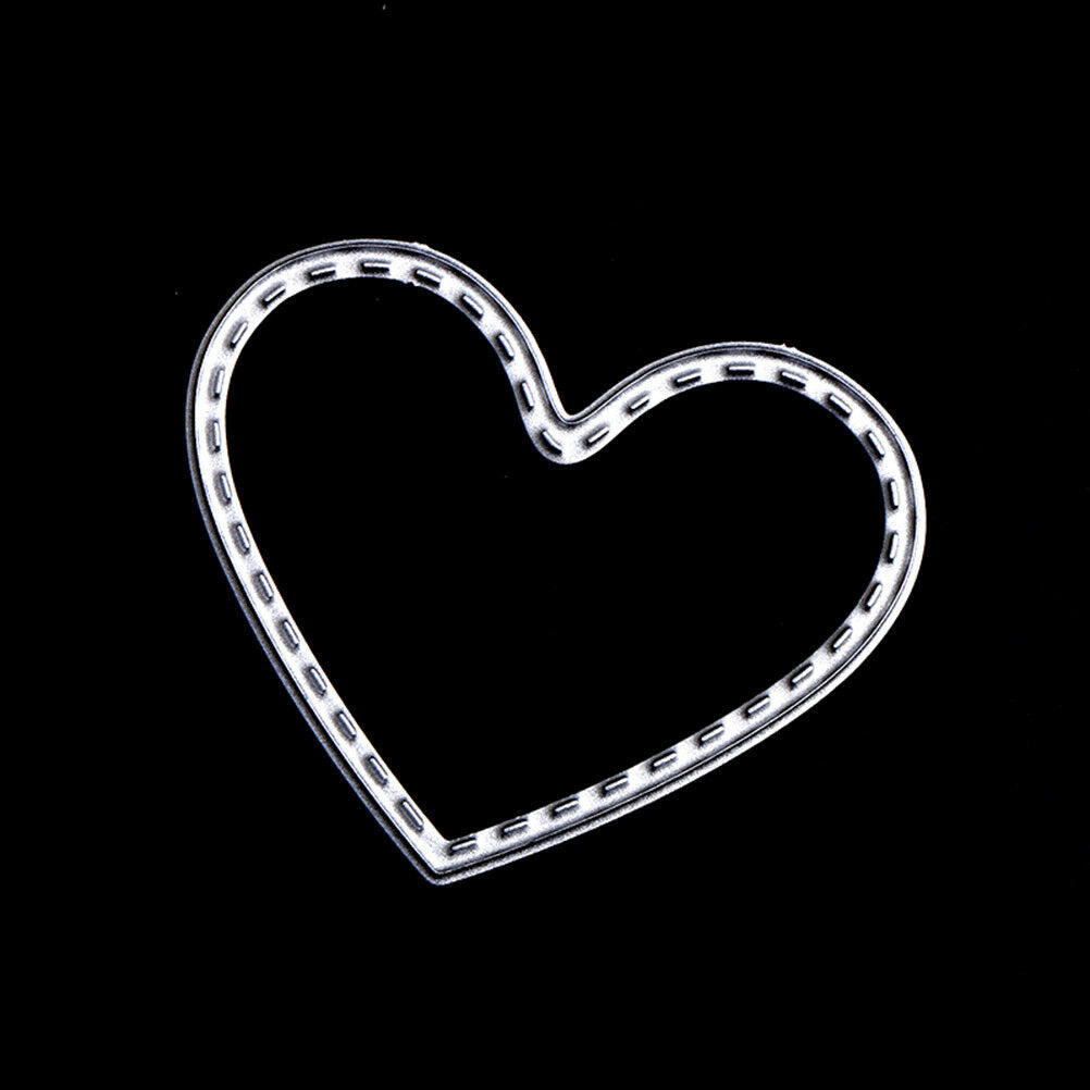 3X hollow love heart Metal Cutting Dies Stencil Scrapbooking paper craft d.l8