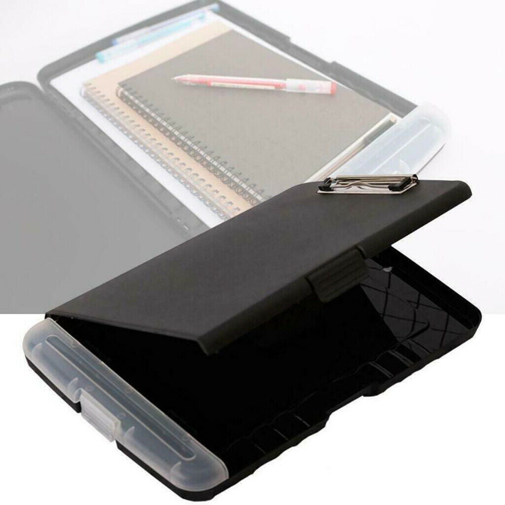 Universal Waterproof Clipboard Storage Box Case Folder A4 File Box Organizer