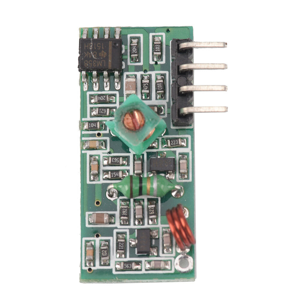2x 433Mhz Wireless RF Transmitter Module+ Receiver Alarm Regeneration Arduino WF