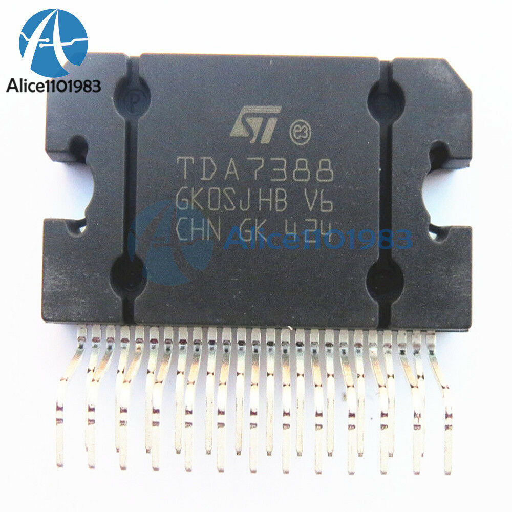 2PCS IC TDA7386 ZIP-25 ST Amplifier Integrated Circuits NEW