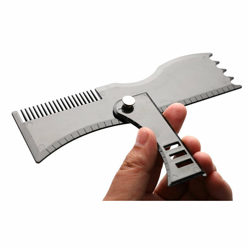 5 In 1 Men Beard Shaping Styling Template Comb Rotatable Beards Comb Beauty  FG