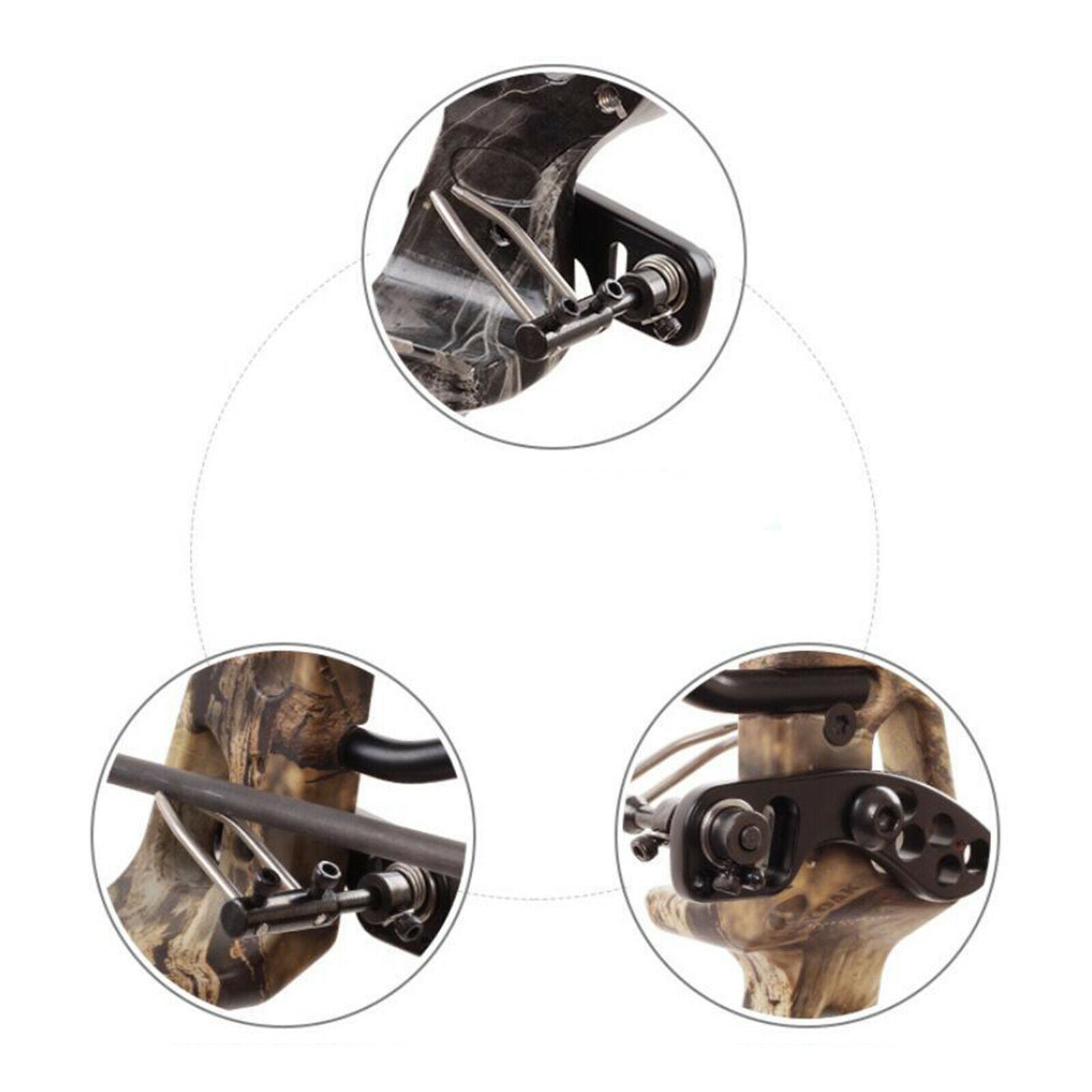 Archery Compound Bow Arrow Launcher Rest Adjustable Fall Away Right Hand, Easy