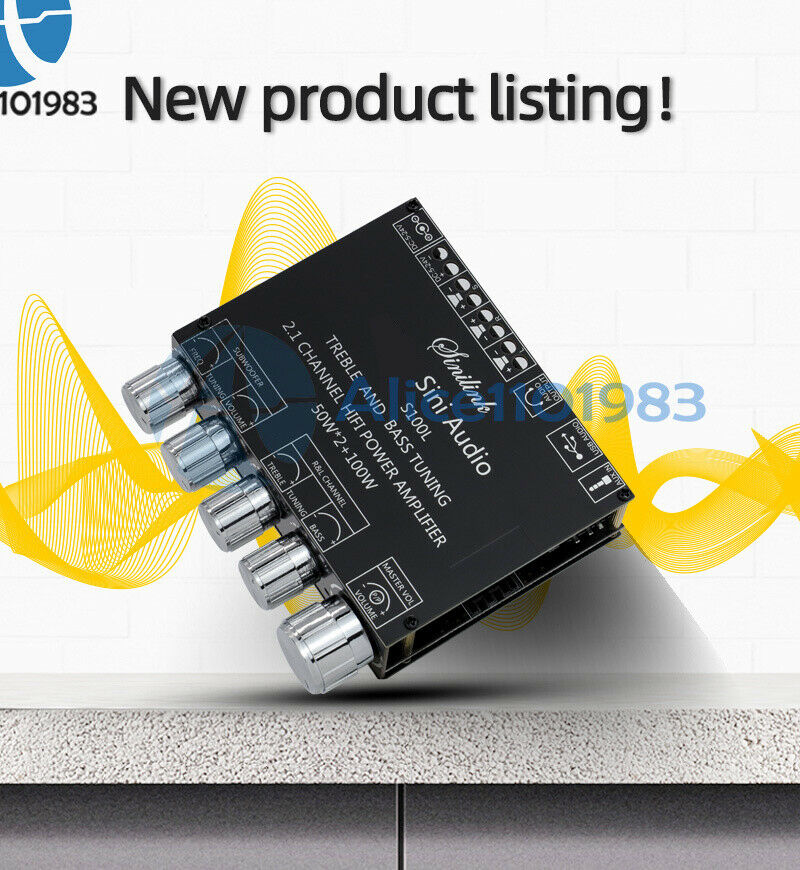 Bluetooth Channel Stereo Audio Subwoofer Amplifier Board T50H/L S100H/L2.1 50WX2