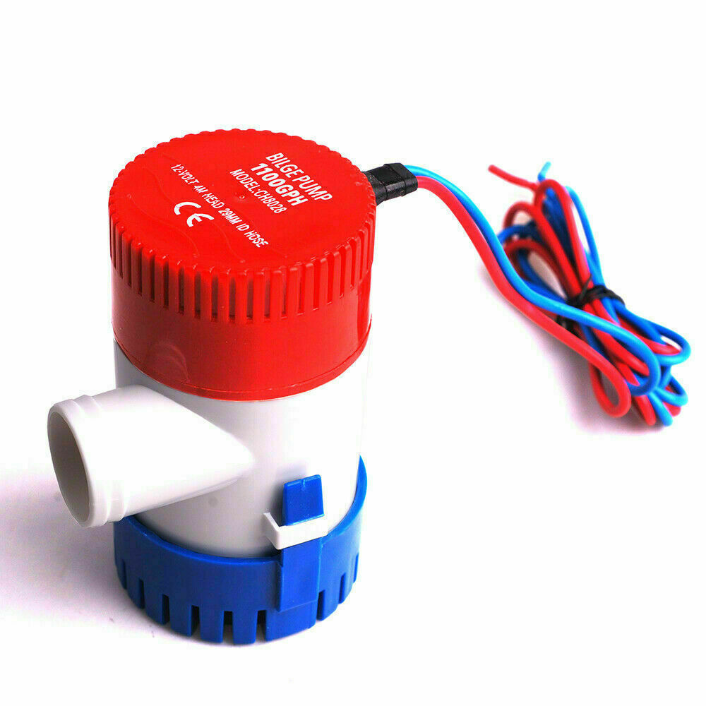 1100GPH 12V Electric Marine Submersible Bilge Sump Water Pump for Boat Yacht NEW