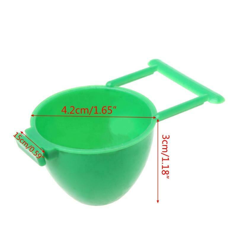 Bird Parrot Feeder Fruit Egg Container Holder Cage Hanging Pet Bird Supplies