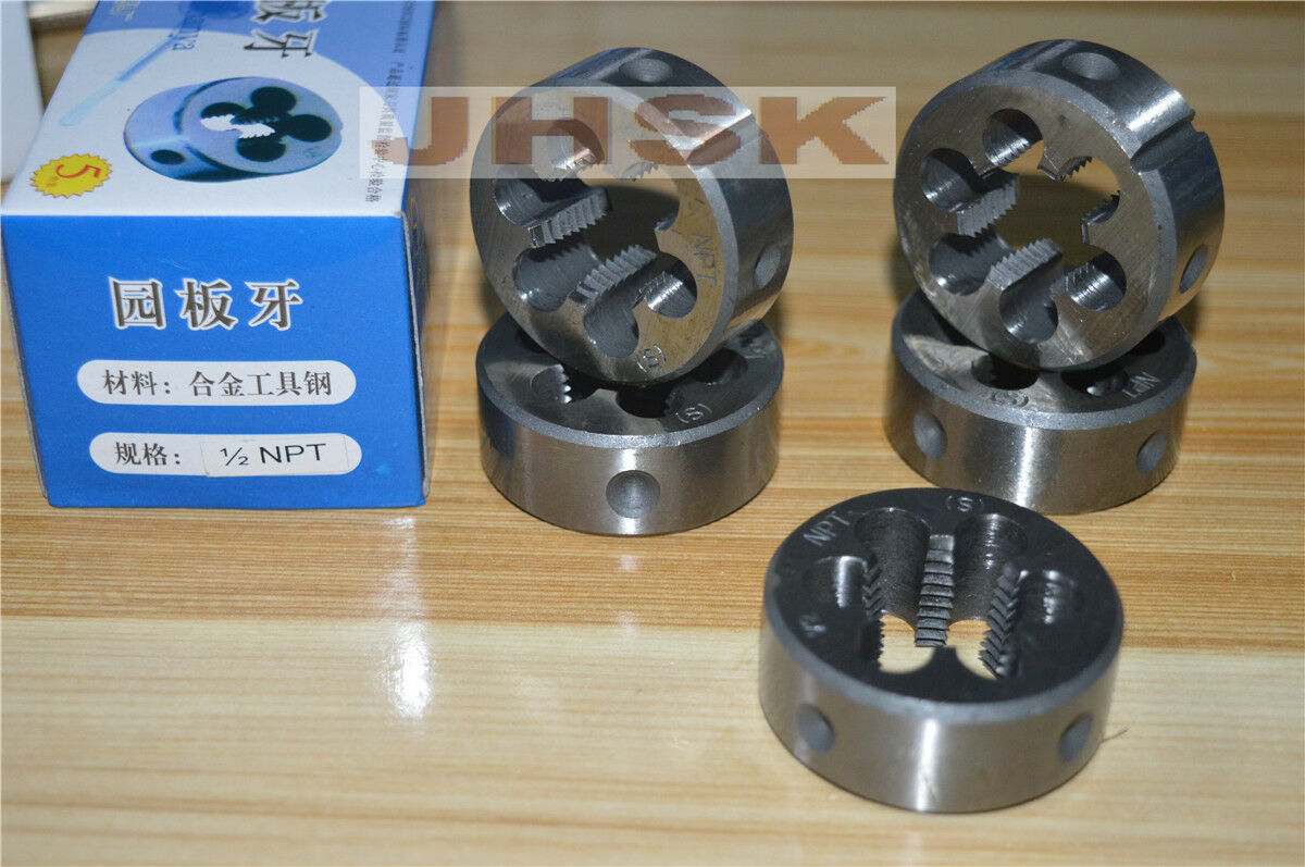 New  HSS 1/2" - 14 NPT Taper Pipe Die 1/2 - 14 TPI   Outside diameter 45mm CNC