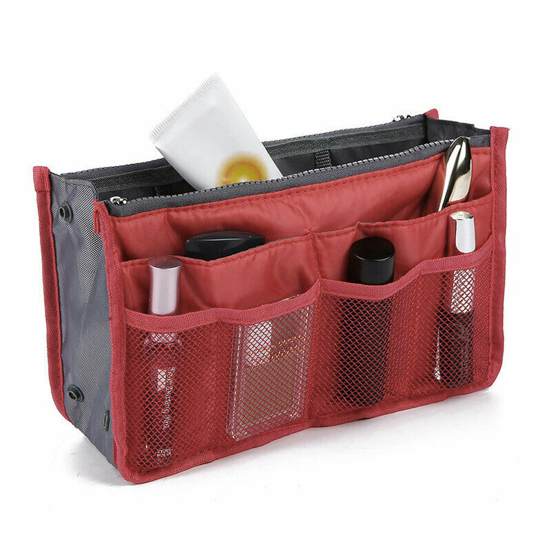Organizer Organiser Bag Hand - Red Color Wine - New