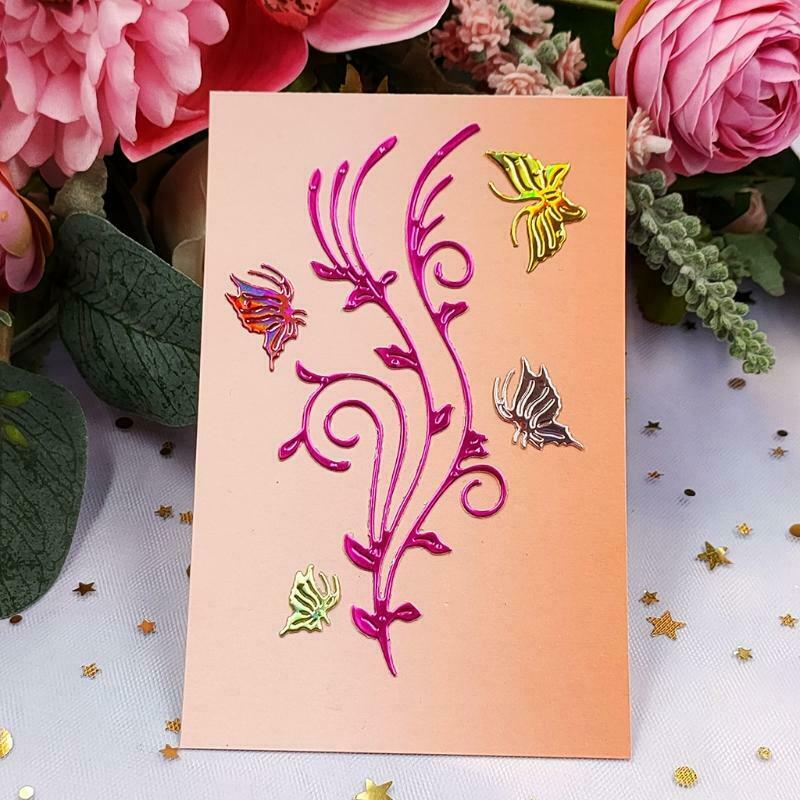 Butterfly Flower Metal Cutting Dies Stencil DIY Scrapbooking Album Paper Card