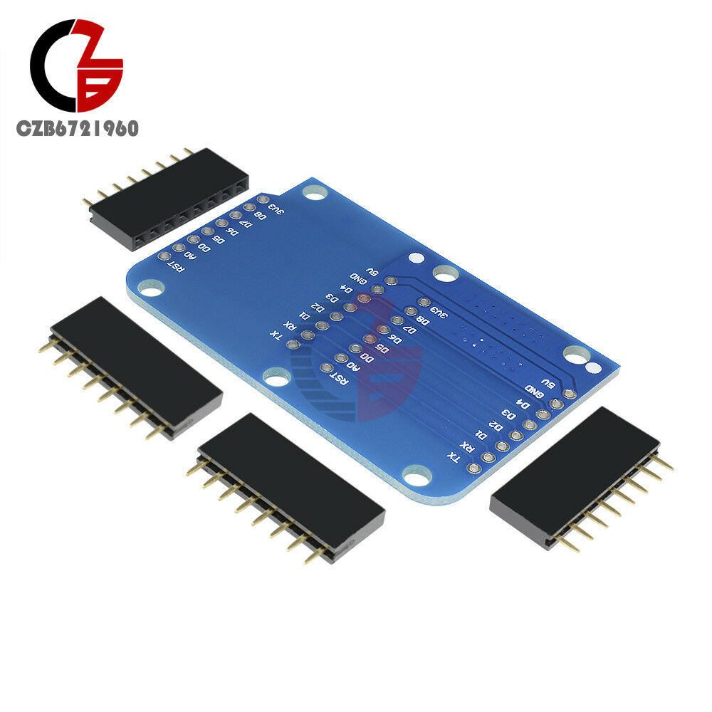 Double Socket Dual Base Shield for WeMos D1 Mini NodeMCU Arduino ESP8266