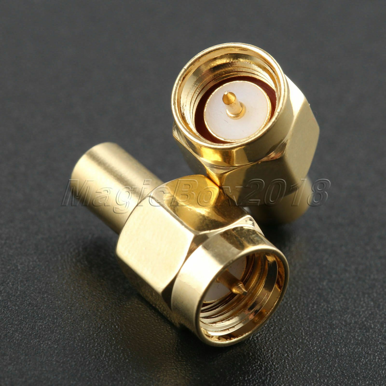 2Pcs 2Watt Connector SMA Male RF Coaxial Termination Dummy Load DC 50Ohm to 3Ghz