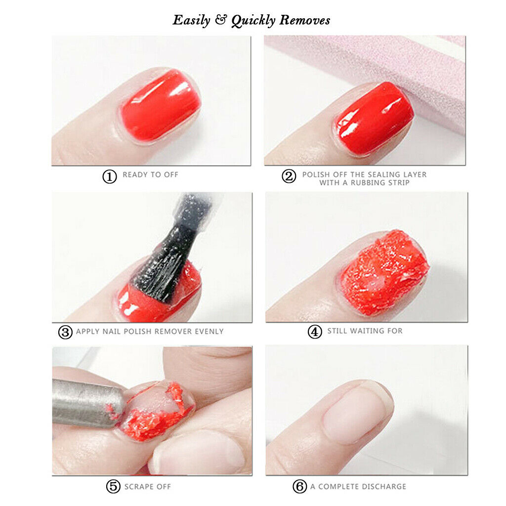 8ML Salon Polish Remover UV Gel Nails Cleaner Polish for Natural Nails