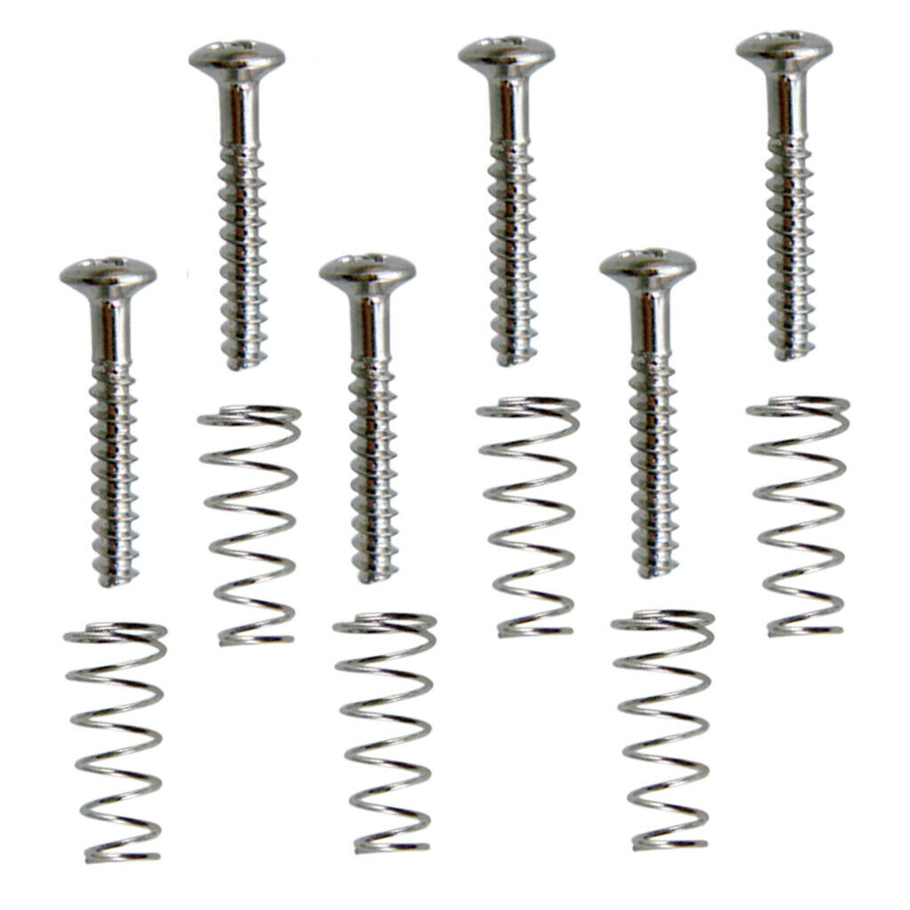 12 Pieces Electric Guitar Single Coil Humbucker Pickup Springs Screws