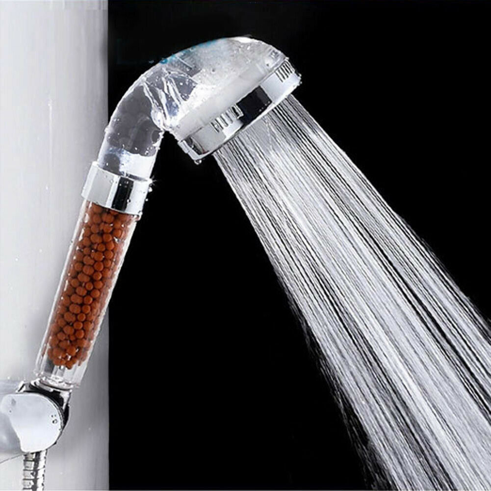 High-Pressure Handheld Anion SPA Water-saving Bath Spray Shower Head Nozzle New