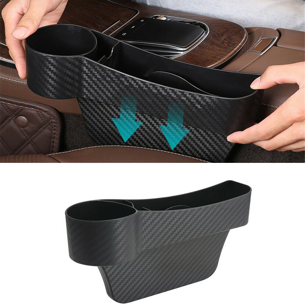 Car Truck Crevice Storage Box Organizer Pocket Cup Holder Left Side Universal