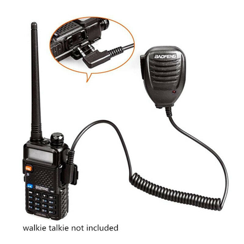 Baofeng UV-5R Speaker Mic Microphone For Walkie Talkie Dual Band Radio NewBDAU