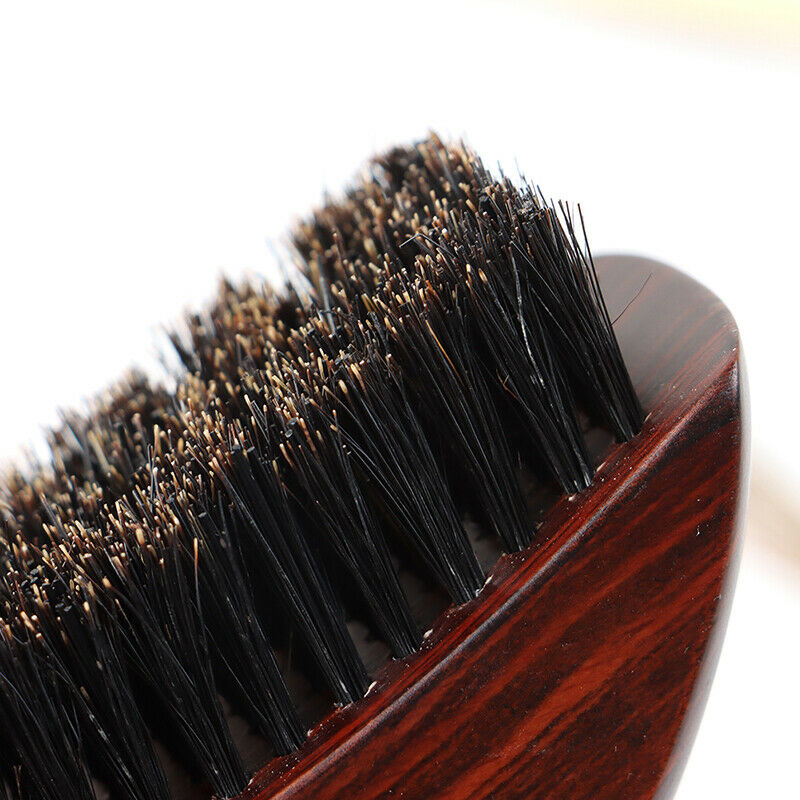 Africa soft Curve 360 wave brush beard Brush 100% Boar Bristle High Qual YH Lt