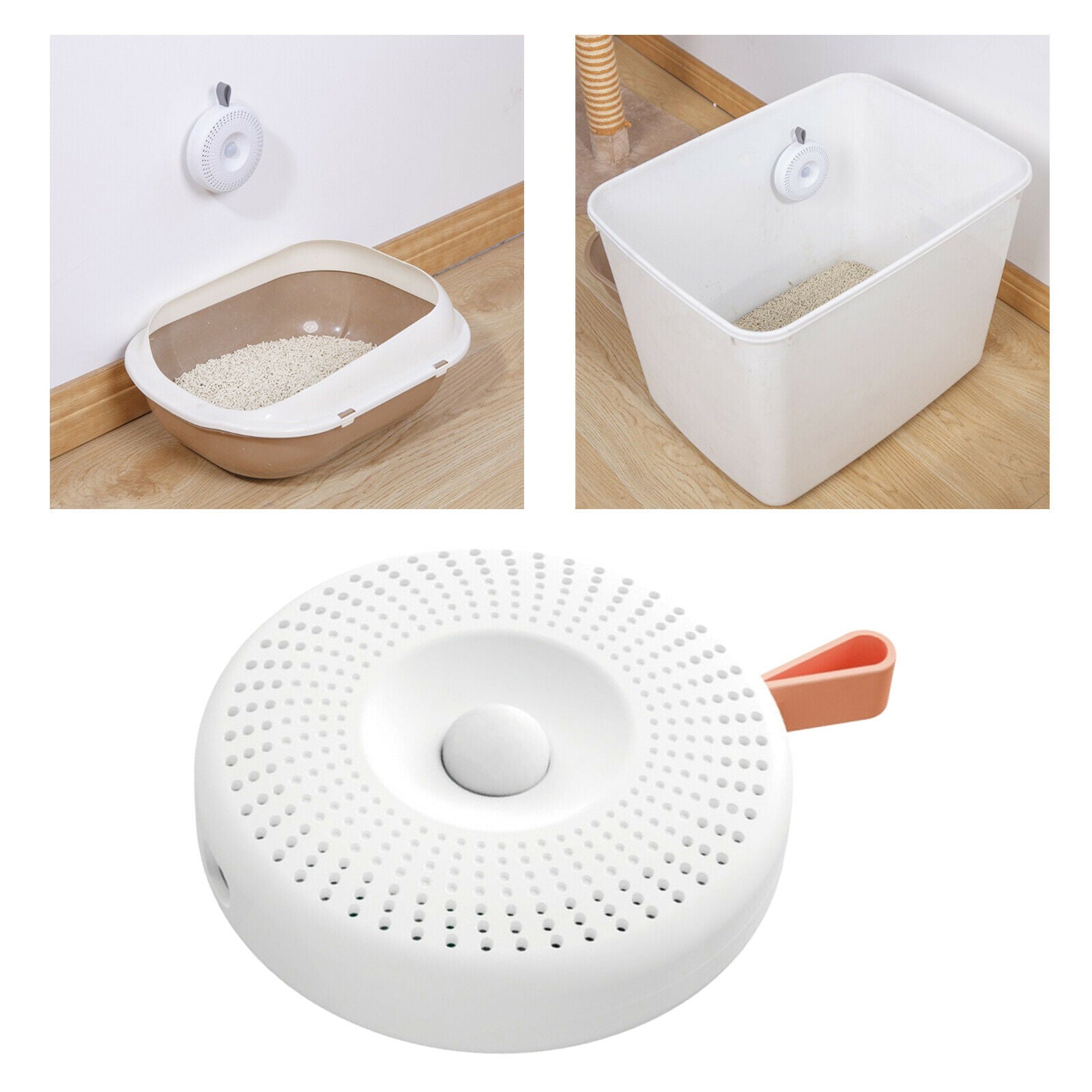 Electric Pet Cat Litter Box Deodorizer Odor Eliminator for Kitchen Wardrobes