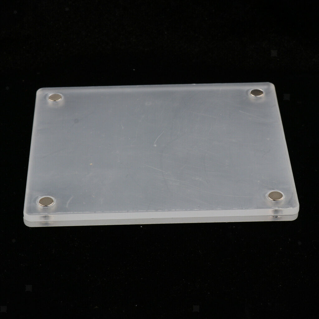 5 Piece Acrylic Magnet Photo Frame Fridge Photo Display Holder for