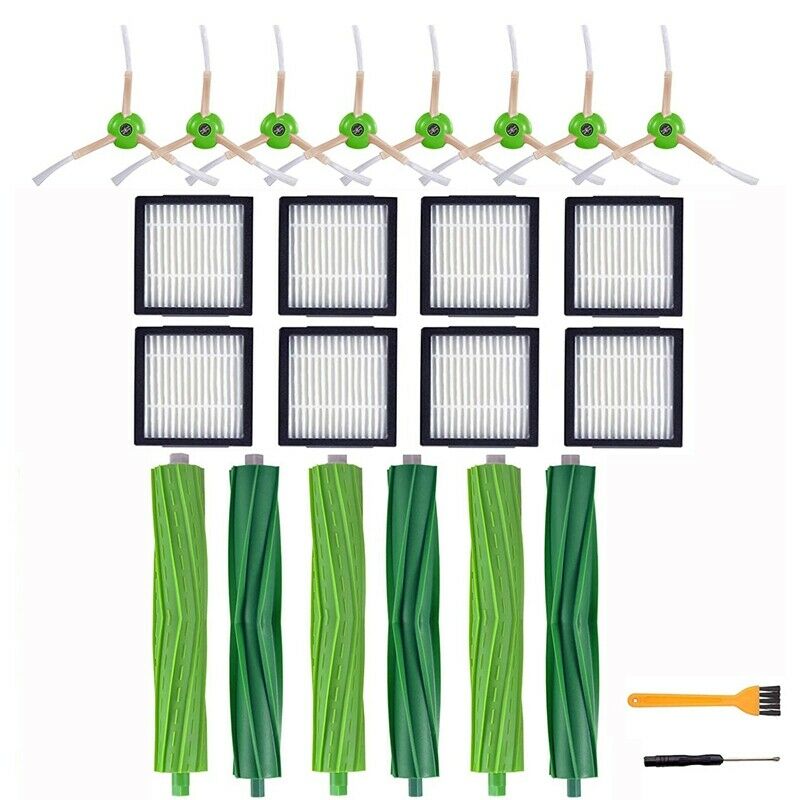 21PCS Rolling Brush Hepa Filter Side Brush for IRobot Roomba I7 E5 E6 I SeriP5M7