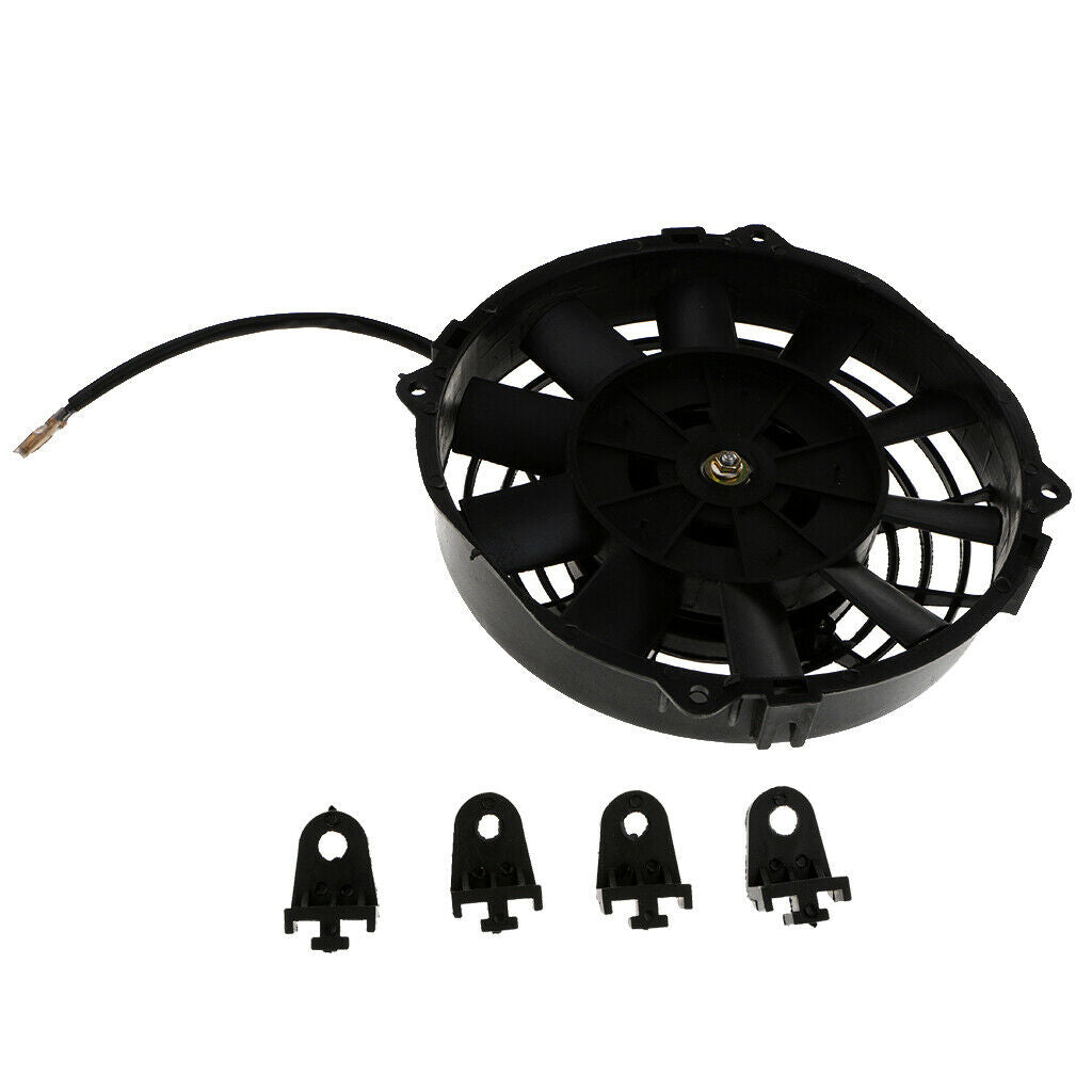 8'' High Quality 80W 12V Car Truck Vehicle Motorcycle Radiator Cooling Fan