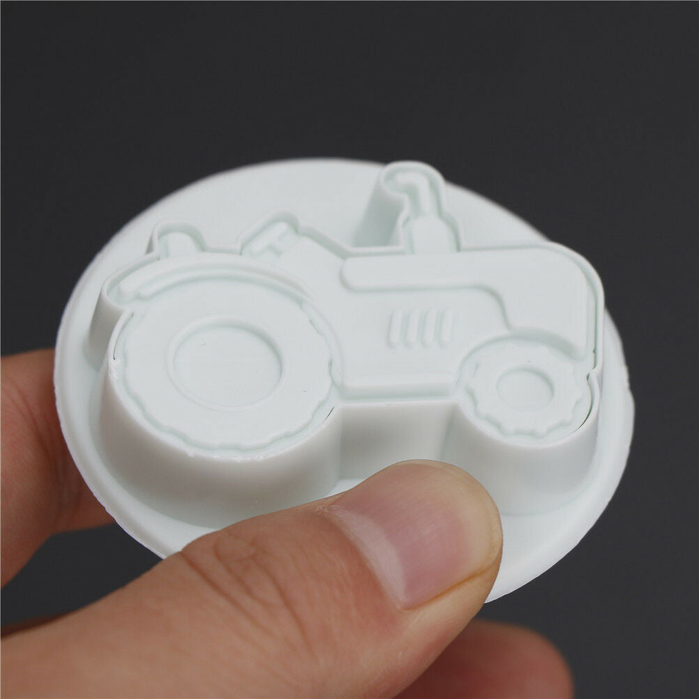 4x Missile Vehicle,Tank,ArmoredCar Sample Cookie CutterFondant Cake Mold M.l8