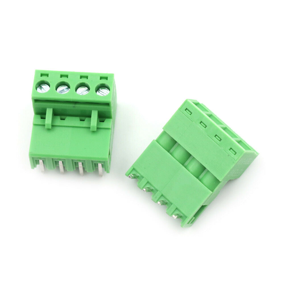 20pcs 5.08mm Pitch 4Pin Plug-in Screw PCB Terminal Block Connector F ziTEUSJ SJ