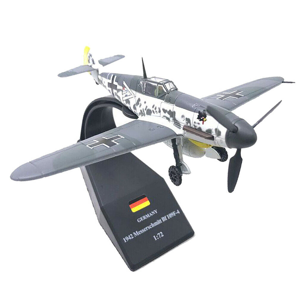 1/72 Scale Germany BF109F-4 Fighter WWII   Aircraft Alloy Aircraft Planes