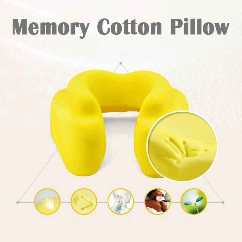 Memory Cotton U-shaped Pillow Multi-purpose Office Travel Nap Pillow Breathable