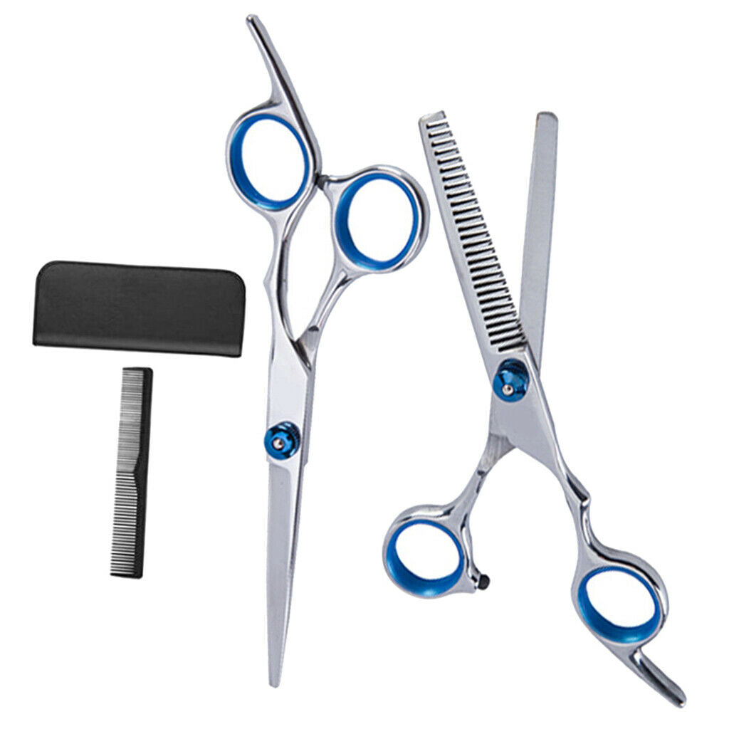 Pro 6" Hair Cutting Salon Hairdressing Thinning Shears Scissors Set Tools