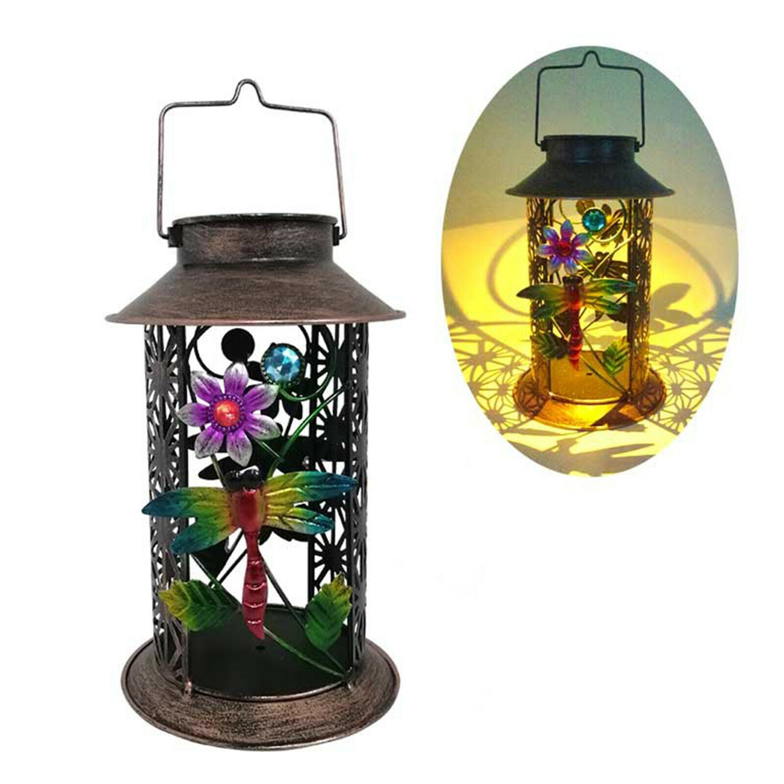 Outdoor Solar Lights Table Lamp for Walkway Backyard Garden Outdoor Ornament