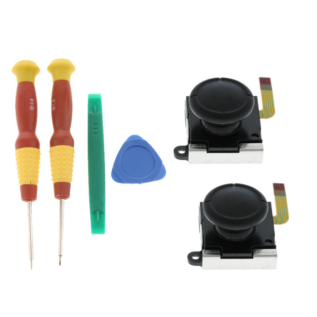 2 Pcs Analog Joystick Control L/R Sensor for Nintendo Switch Joy-con + Tools