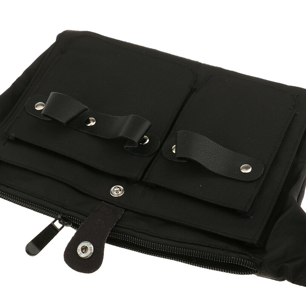 Large Barber Scissors Pouch with Belt, Professional Salon Hairdresser Tools