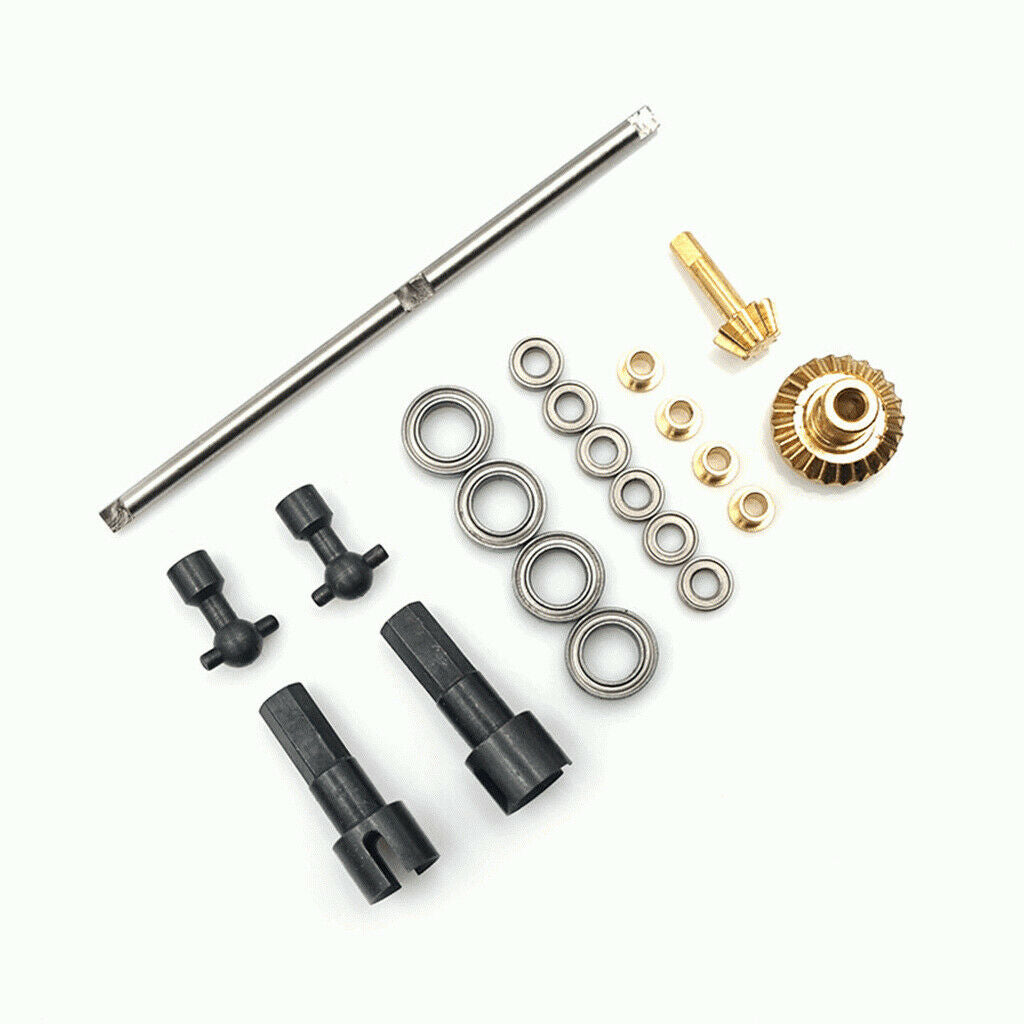 RC Metal Front Shaft W/ Accessories Set For 1/16 4WD  Truck Parts