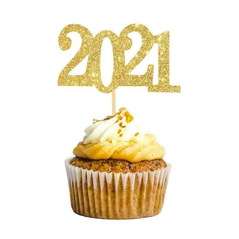 2021 Graduation Cupcake Toppers 48 PCS Food Appetizer Picks For Graduation Set