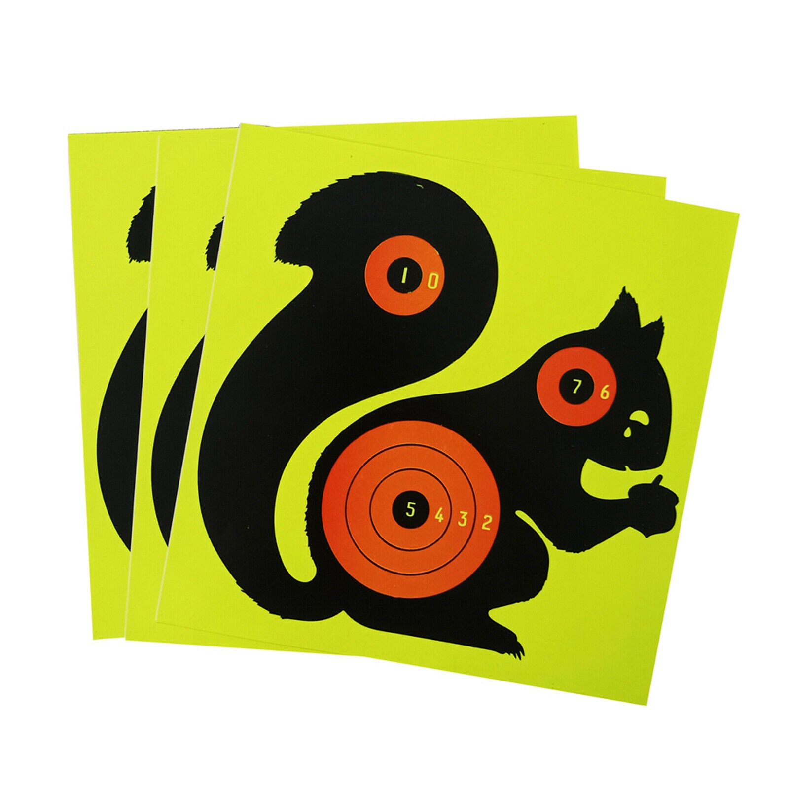 10Pack Shooting Paper Target Face Splatter Targets Sheets Shooting Practice