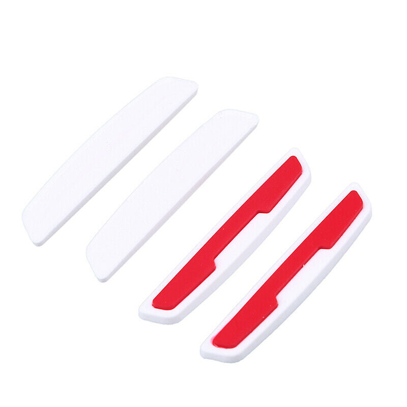 Red&White Universal Rubber Car Door Edge Guard Anti-Scratch Protector Strip