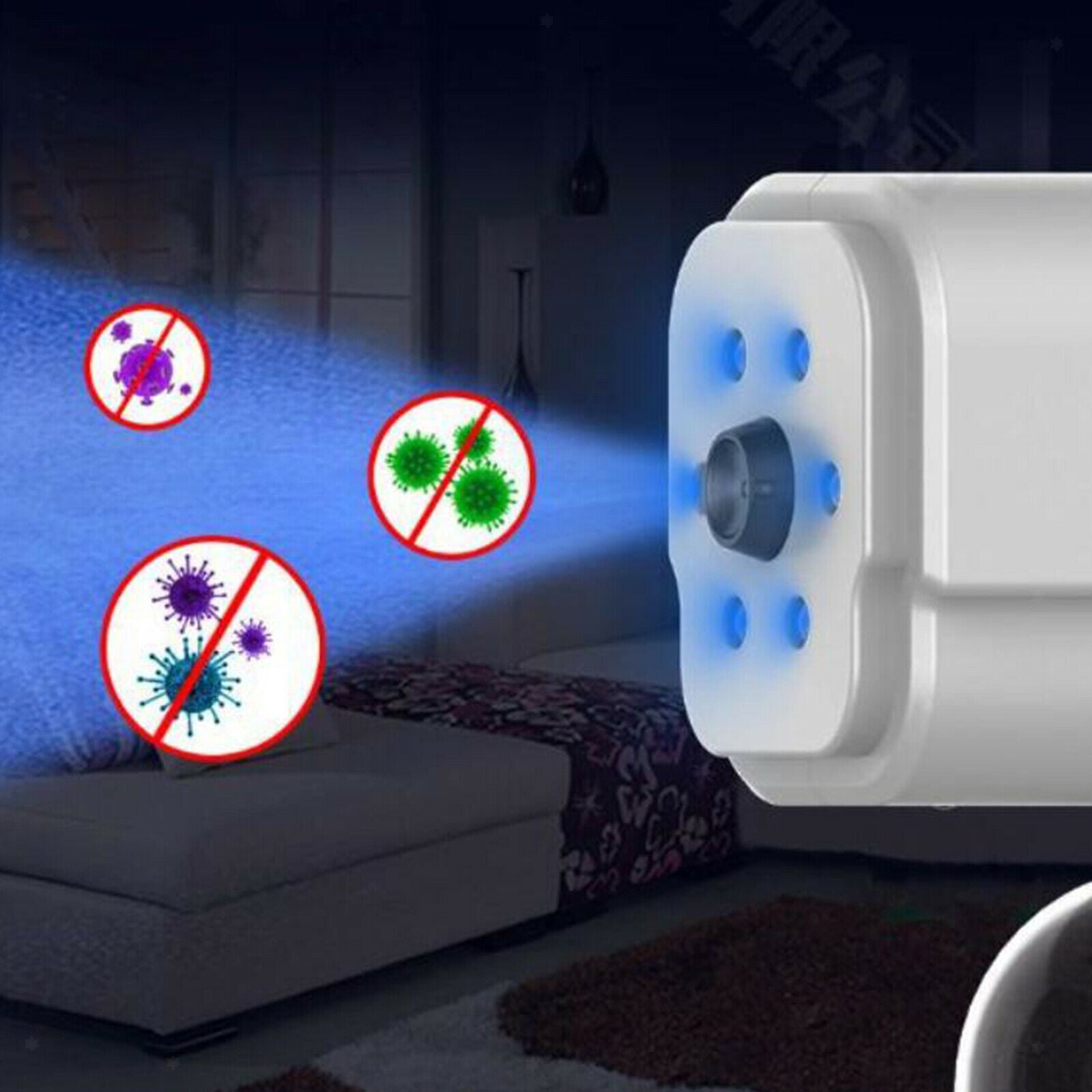 Portable Household Cordless Nano Steam Gun Sprayer with Blue Light Rechargeable