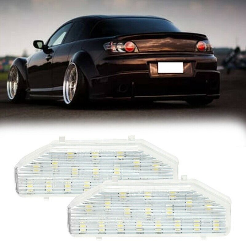 Car LED License Plate Light for Mazda RX-8 RX8 2004-2014 Mazda 6 2007-2011. L4P4