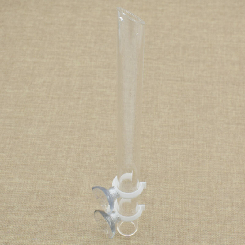 Aquarium Shrimp Feeding Food Feeder Acrylic Transparent Tube 27cm Length