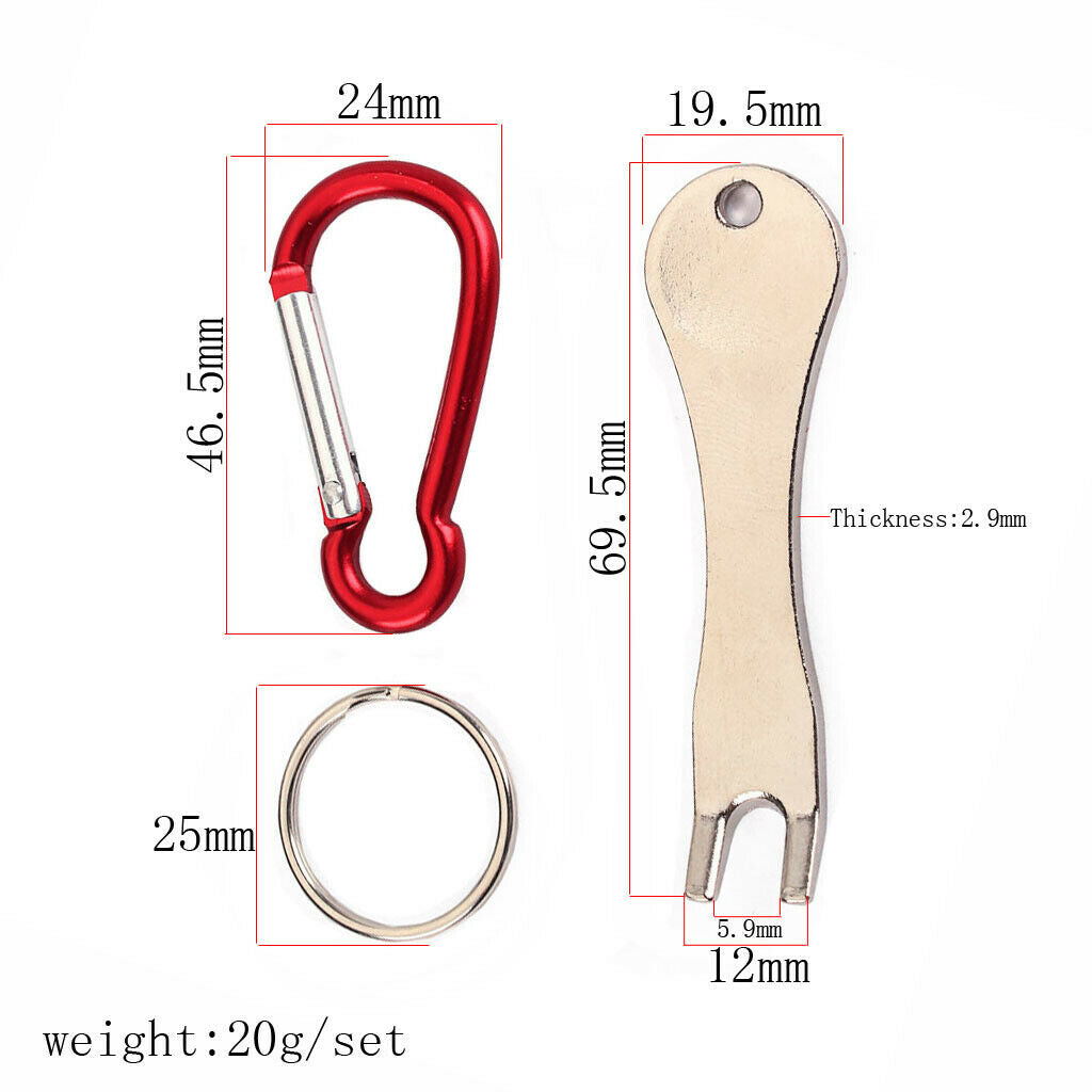 Durable Guitar Bridge Pin Puller with Key Chain for Luthier Guitarist