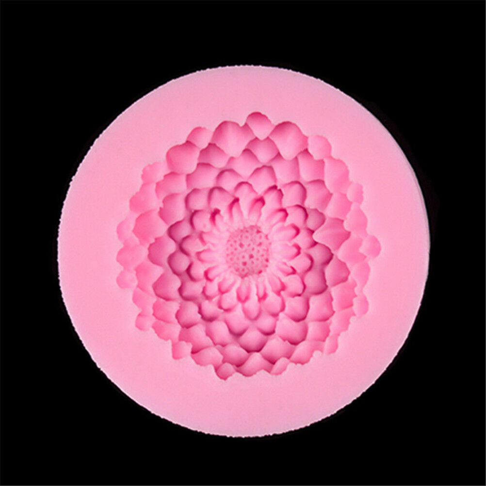 flower sea anemone shape silicone fondant cake mould decorat mold baking .l8