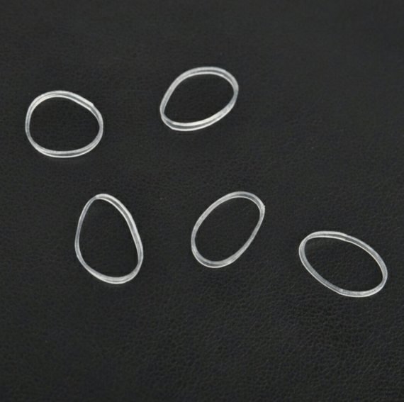 500Pcs Mini Small Clear Rubber Hair Elastic Braids Plaits Braiding Band New